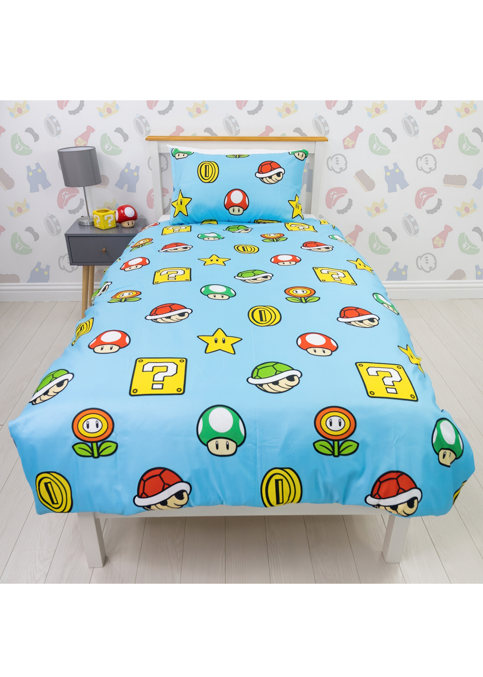 Комплект пуховых одеял Nintendo Super Mario Continue super mario фигурка луиджи блоки коллекционная игрушка марио