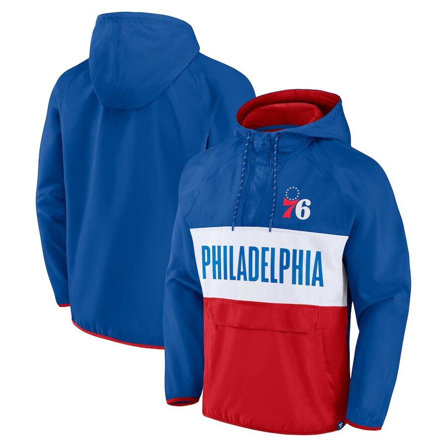

Толстовка на молнии Fanatics Branded Philadelphia 76Ers, роял