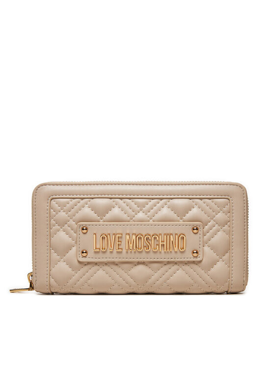

Большой женский кошелек Love Moschino, экрю