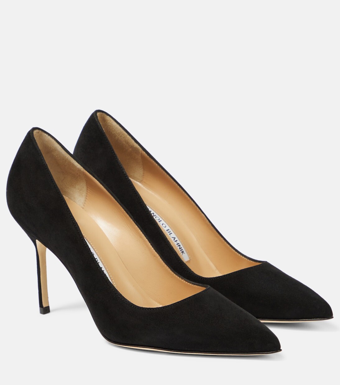 

Замшевые туфли bb 90 Manolo Blahnik, черный