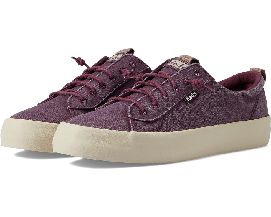 

Кроссовки Keds Kickback Canvas Slip On, цвет Fig