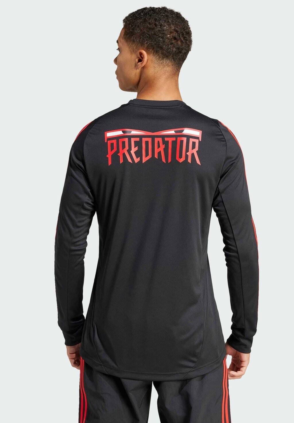 Футболка с длинным рукавом Predator 30Th Anniversary Adidas, цвет black red фигурка predator 2 ultimate warrior predator 30th anniversary 7 634482515860