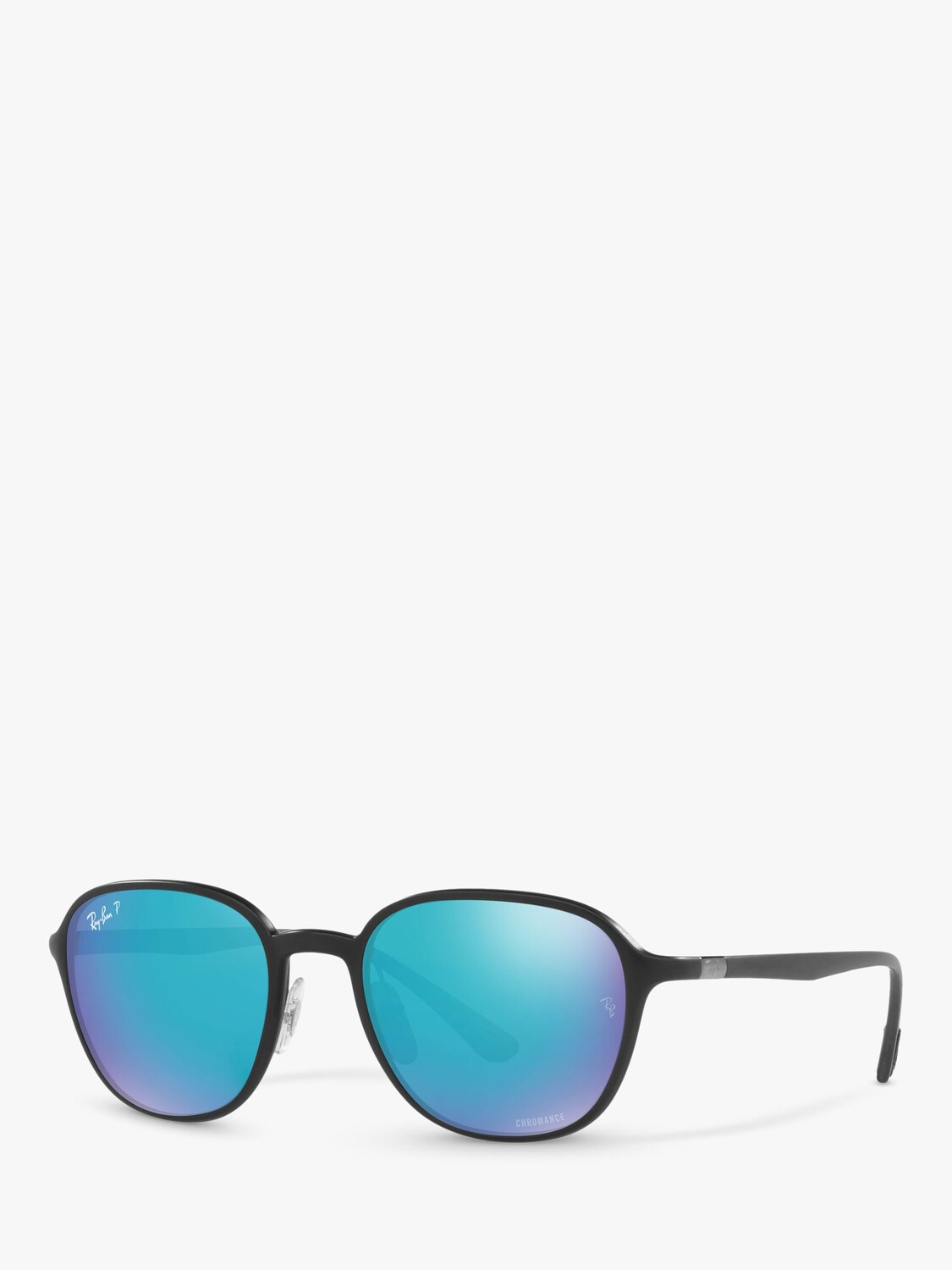 

Ray-Ban RB4341CH Поляризованные солнцезащитные очки унисекс в D-образной оправе, шлифованный черный/зеркально-синий