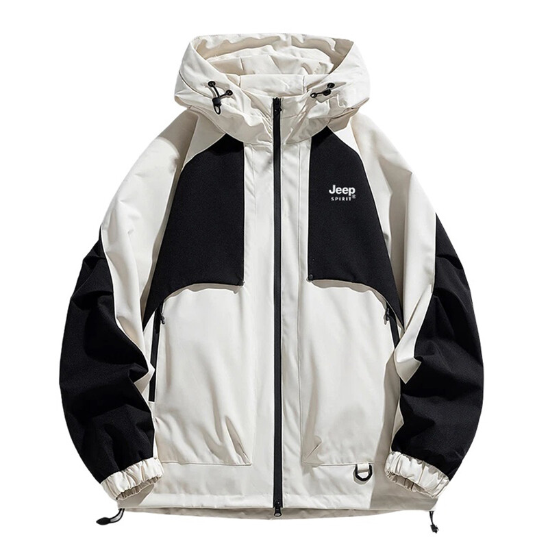 

Куртка унисекс Jeep Spirit, цвет Ivory White/Black
