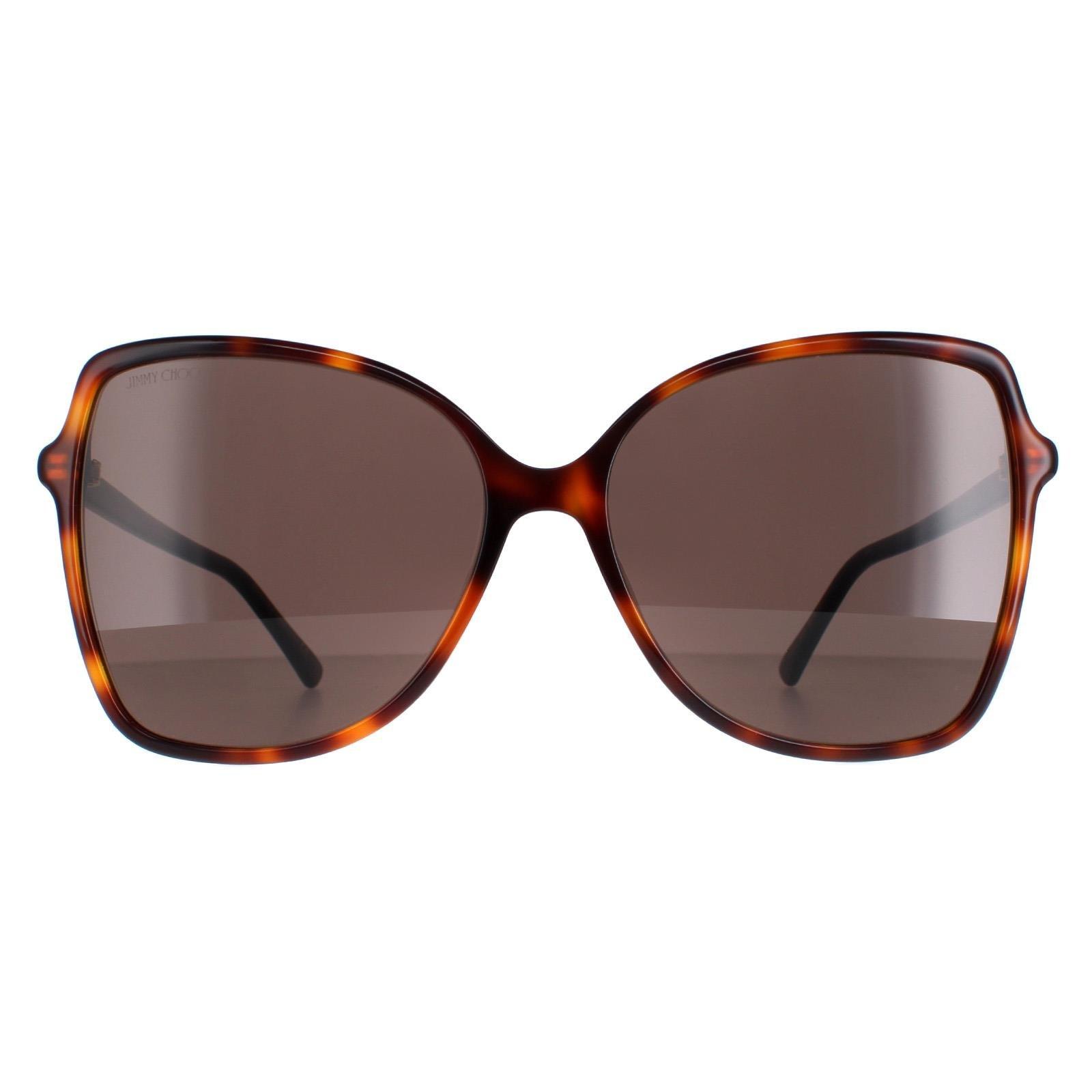 Бабочка Гавана Браун Феде/С Jimmy Choo, коричневый солнцезащитные очки polaroid 6142 s brown 20397609q57sp
