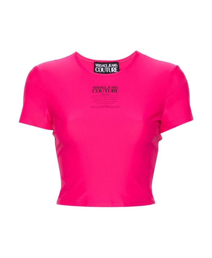 

Футболка и поло цвета фуксии Versace Jeans Couture, розовый