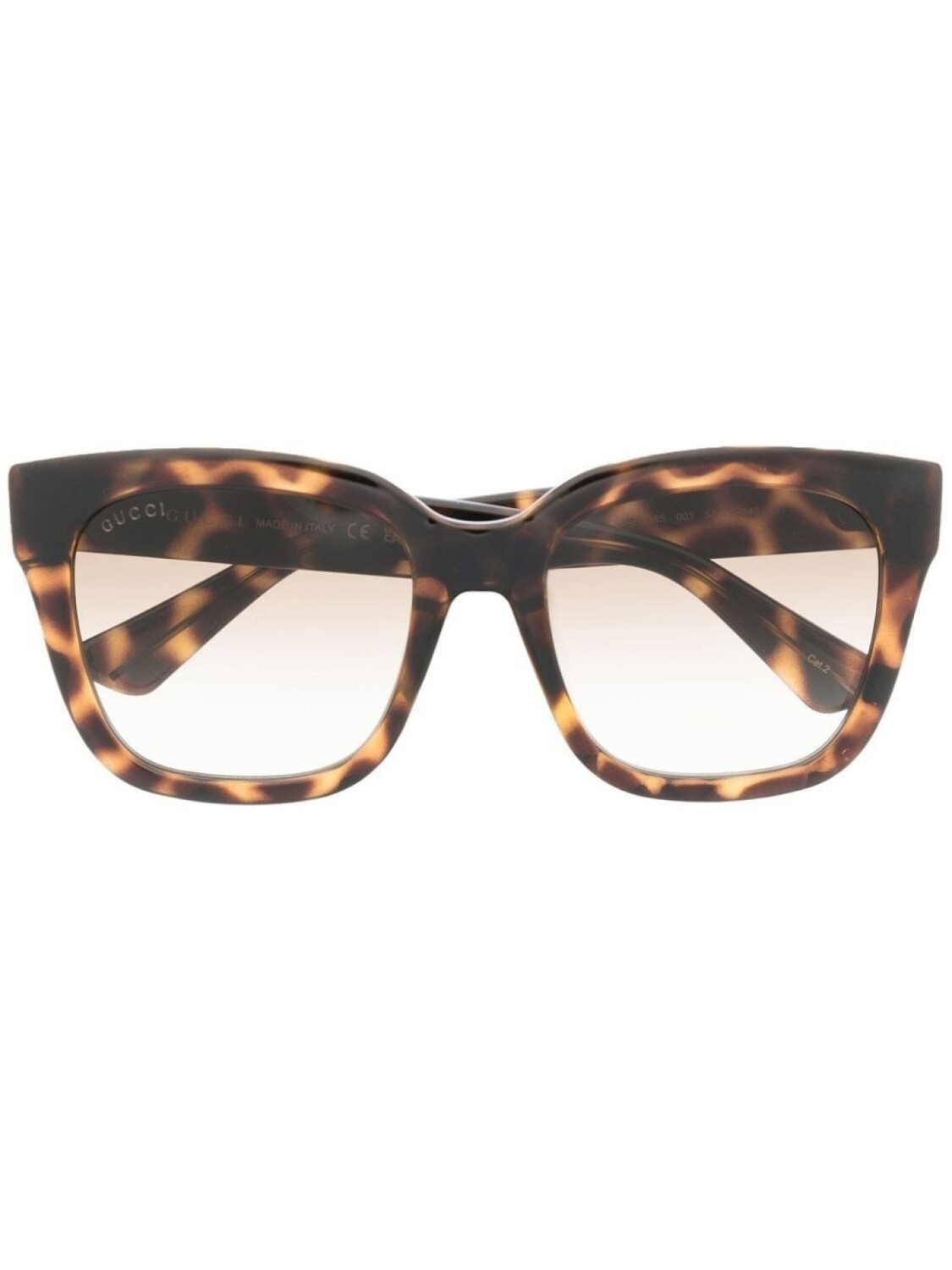 

Gucci Eyewear солнцезащитные очки в квадратной оправе, коричневый