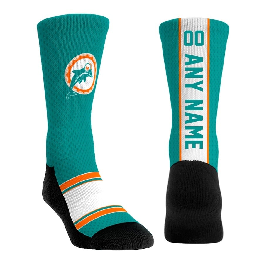 

Носки Rock Em Socks Miami Dolphins, аква