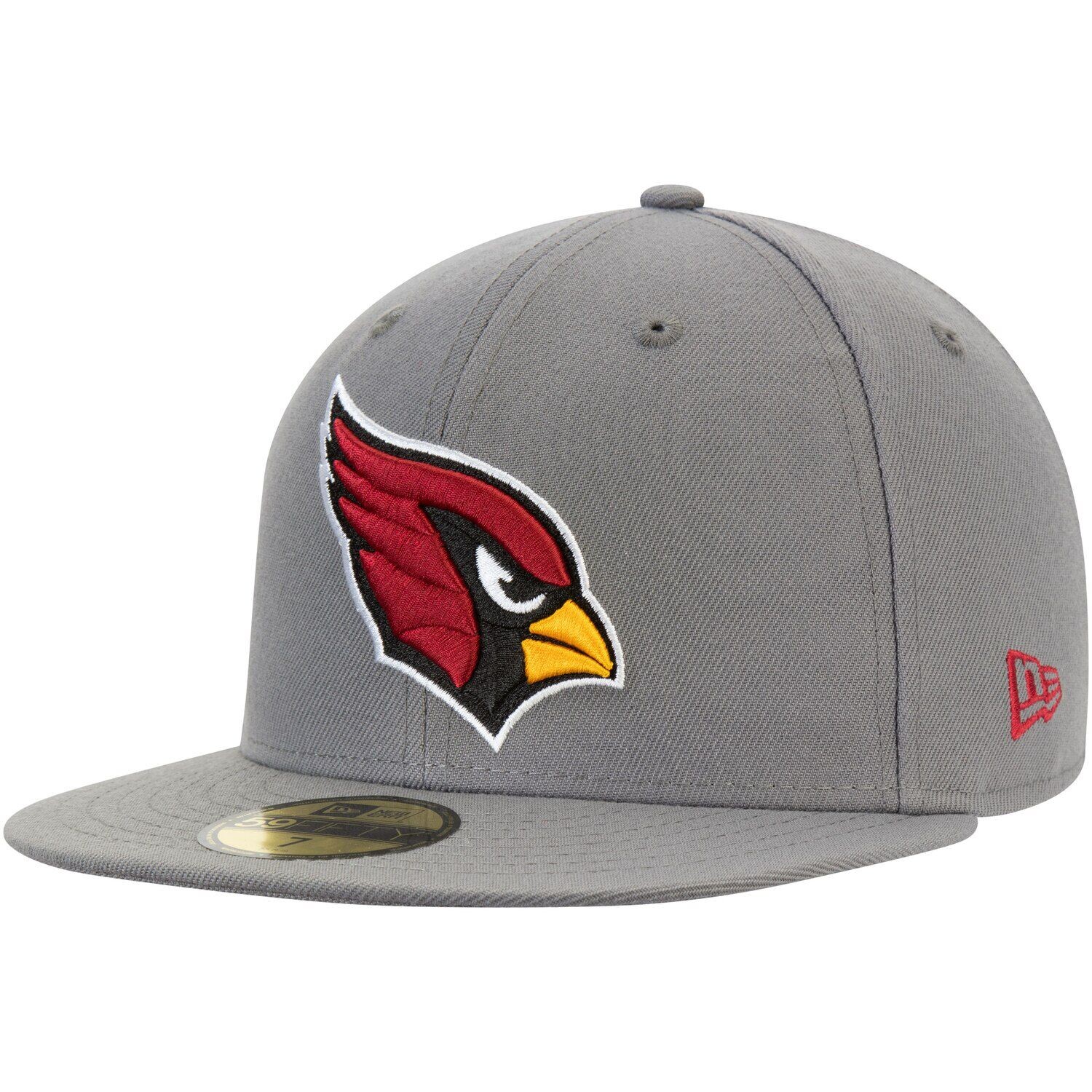 

Мужская приталенная шляпа New Era Graphite Arizona Cardinals Storm 59FIFTY
