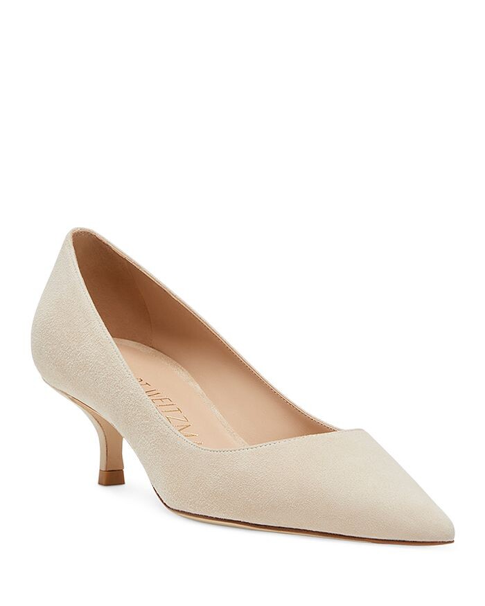 

Туфли-лодочки Stuart с острым носком на каблуке-рюмочке Stuart Weitzman