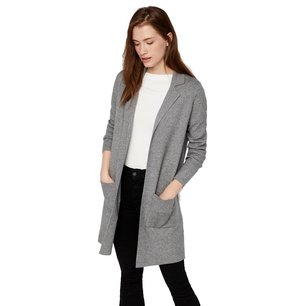 

Свитер Vero Moda Tasty Fullneedle New Coatigan Noos, серый