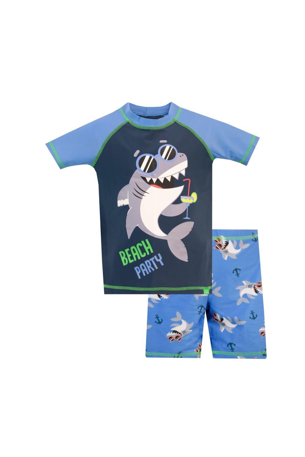 цена Комплект для плавания из 2 предметов Shark Beach Party Harry Bear, синий