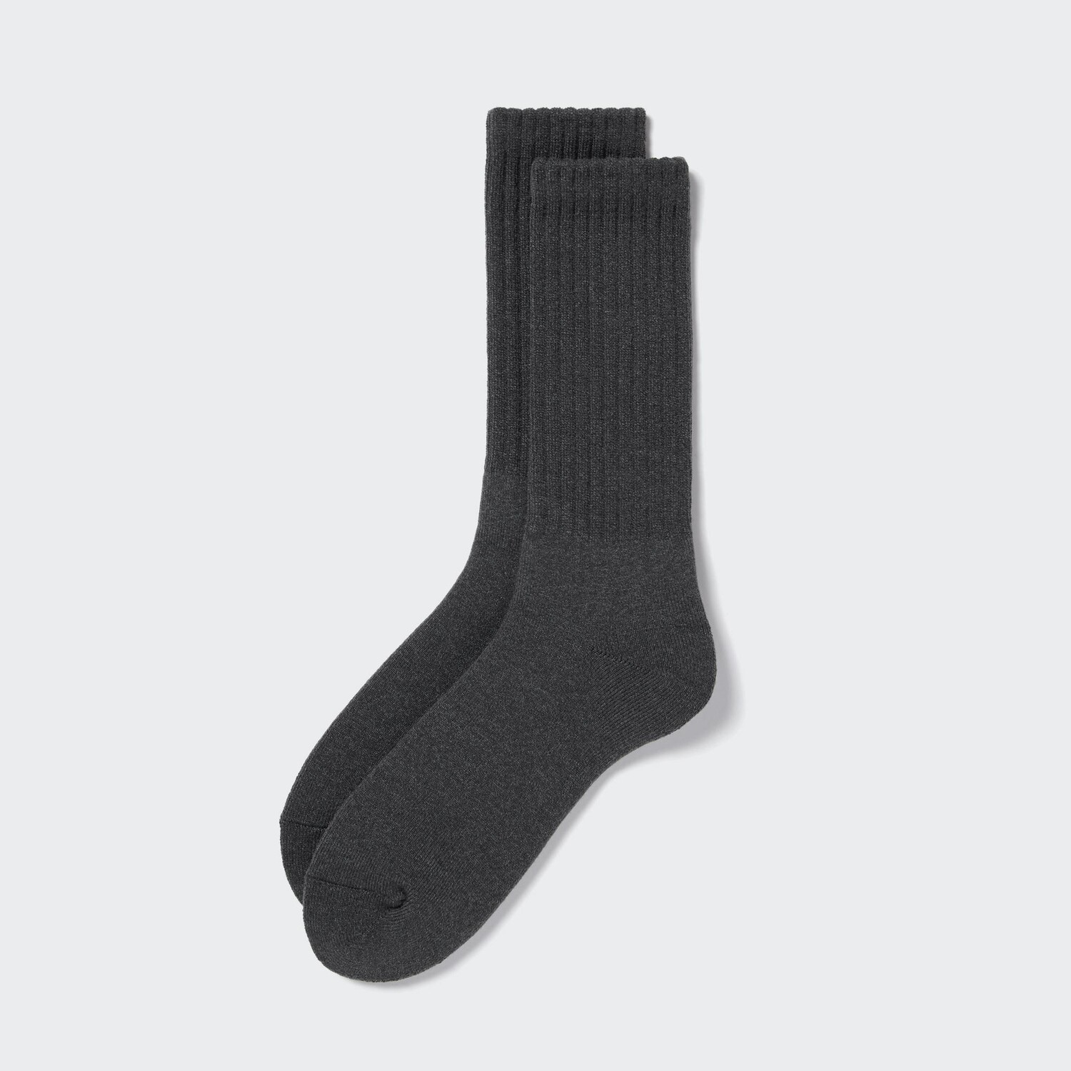 

HEATTECH Ворсовые термоноски Uniqlo, темно-серый