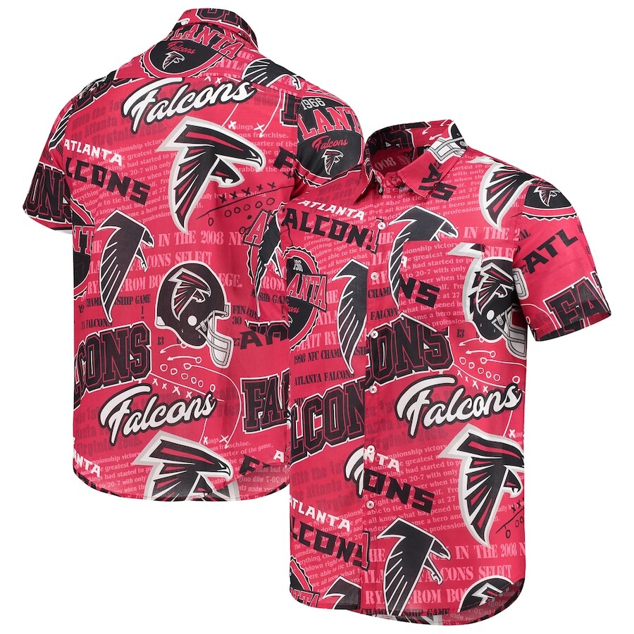 

Рубашка FOCO Atlanta Falcons, красный