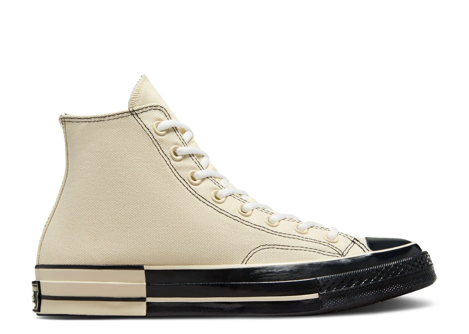 

Кроссовки Converse Chuck 70 High 'Natural Ivory Black', кремовый, Бежевый