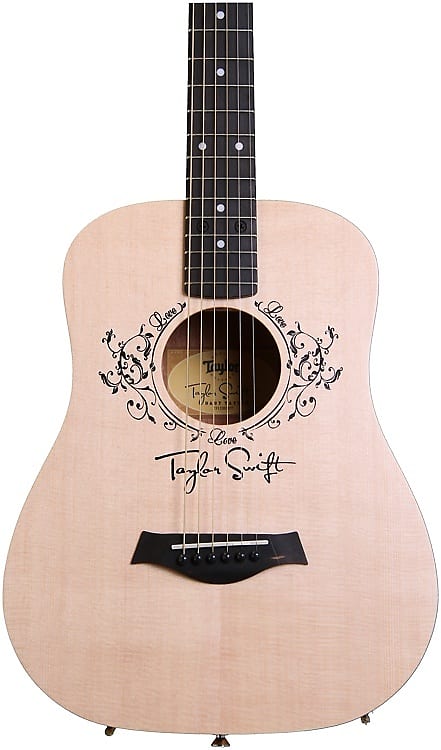 Акустическая гитара Taylor TS-BT Taylor Swift Acoustic Guitar - Natural Sitka Spruce акустическая гитара taylor tsbte taylor swift baby taylor 3 4 size acoustic electric
