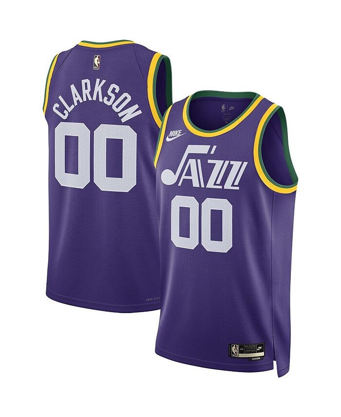 

Реплика мужского и женского джерси Jordan Clarkson Purple Utah Jazz Swingman — классическое издание Nike, фиолетовый