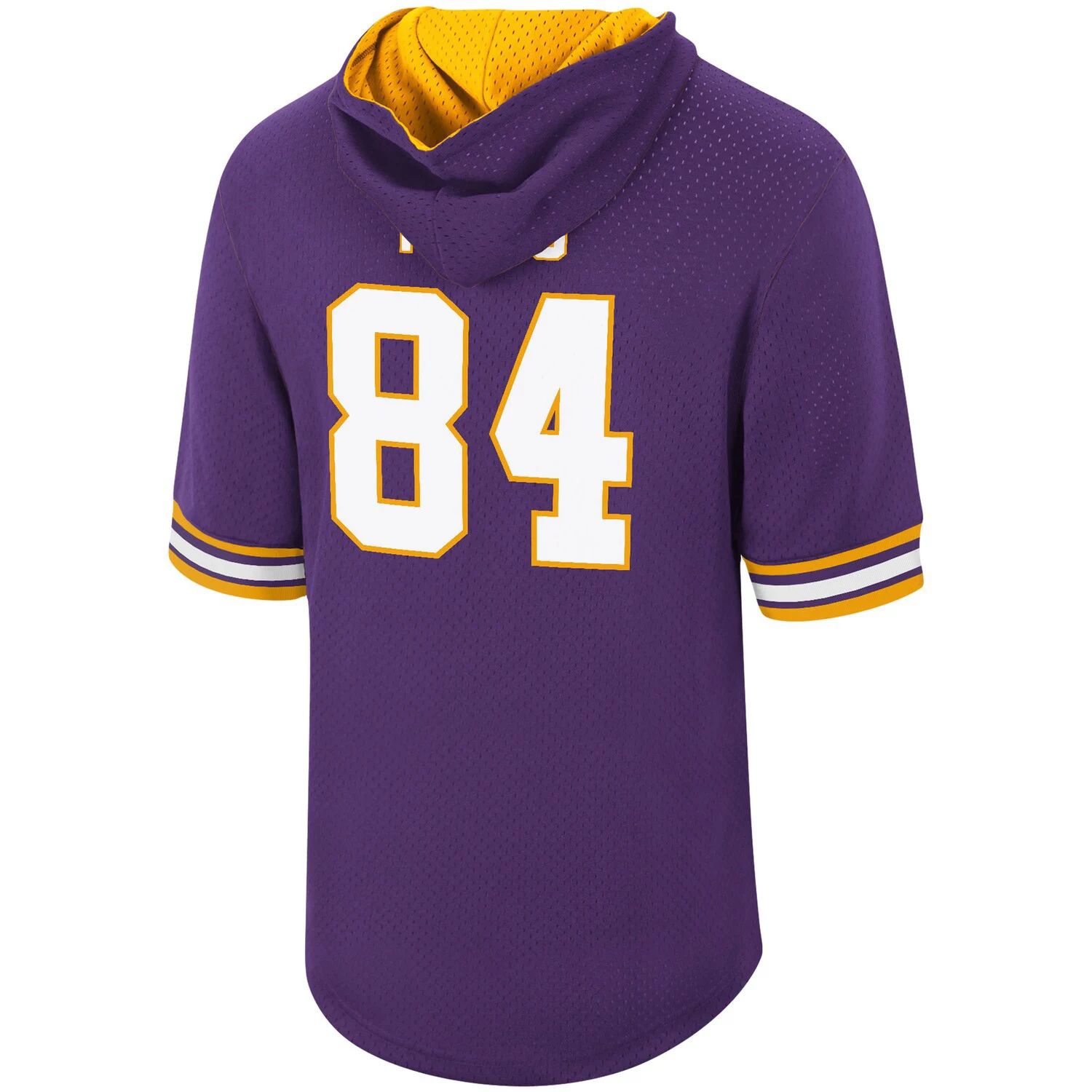 Мужская футболка с капюшоном Mitchell & Ness Randy Moss Purple Minnesota Vikings Retired Player с сеткой имени и номера