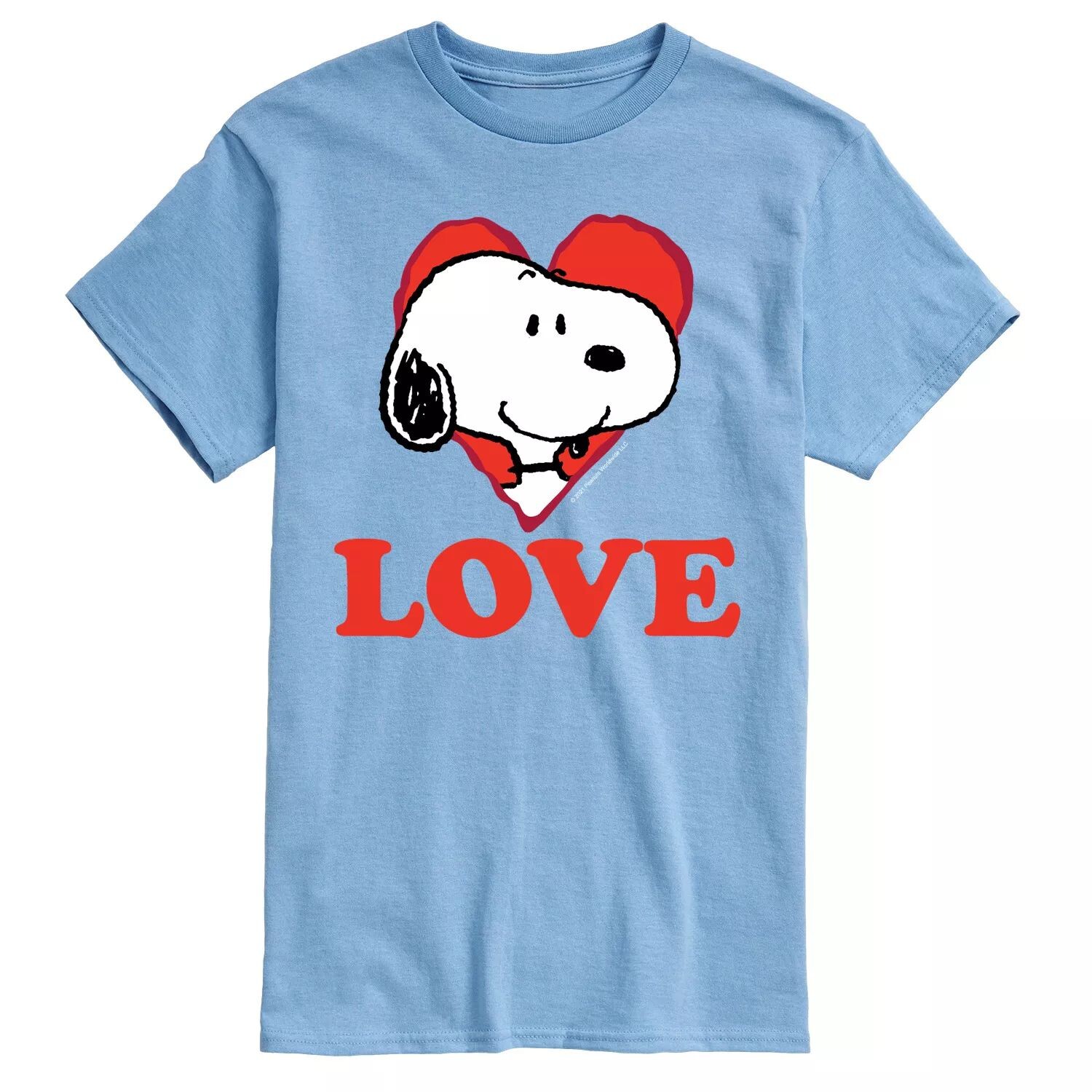 

Мужская футболка Peanuts I Love Snoopy Licensed Character