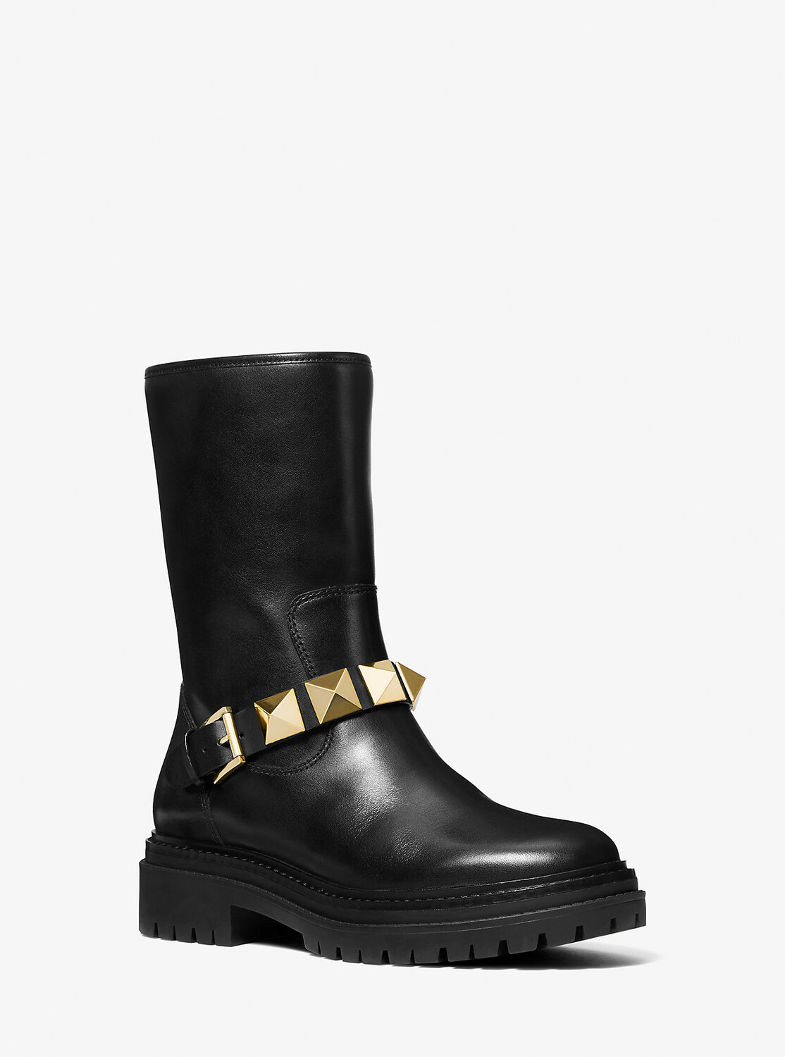

Кожаные ботинки Layton с заклепками Michael Kors, черный