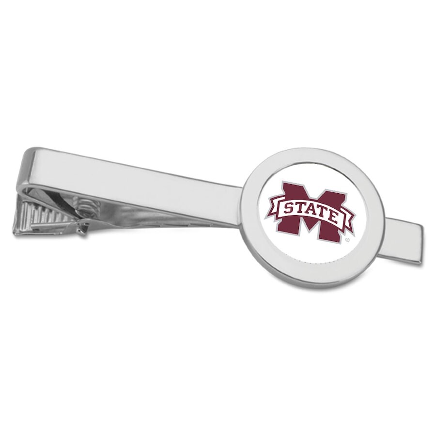 

Галстук Jardine Mississippi State Bulldogs, серебряный