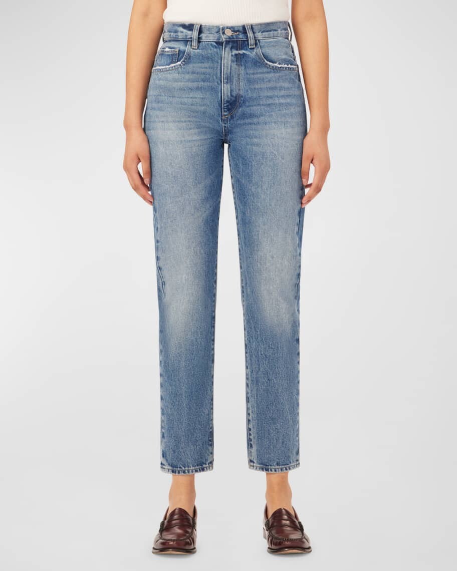 

Винтажные джинсы Lela Slim с ультравысокой посадкой DL1961 Premium Denim
