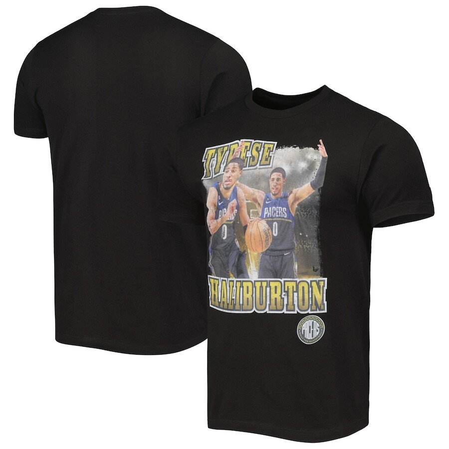 

Футболка с коротким рукавом Stadium Essentials Indiana Pacers, черный