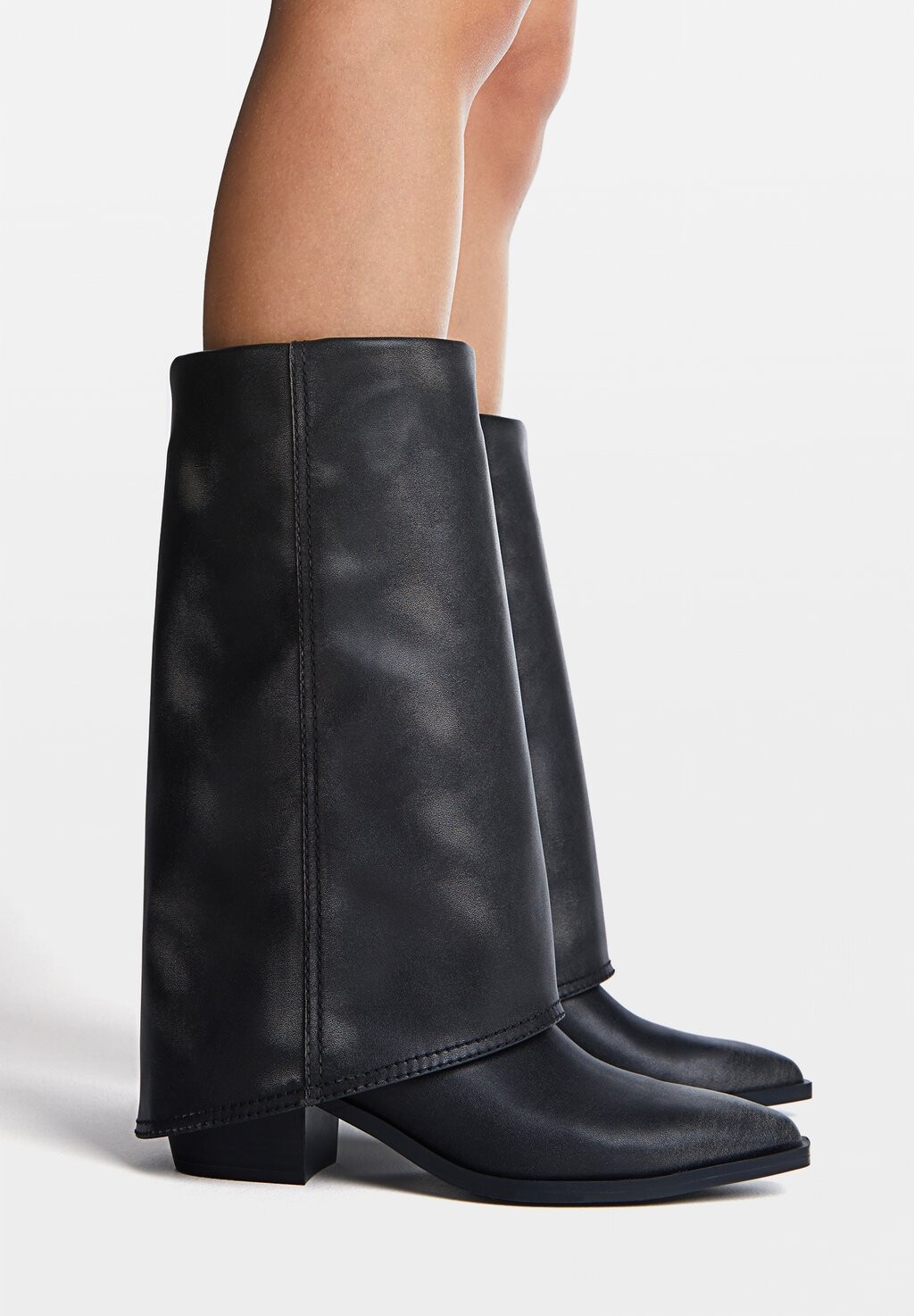 

Техасские/байкерские ботинки Gaiter Stradivarius, черный
