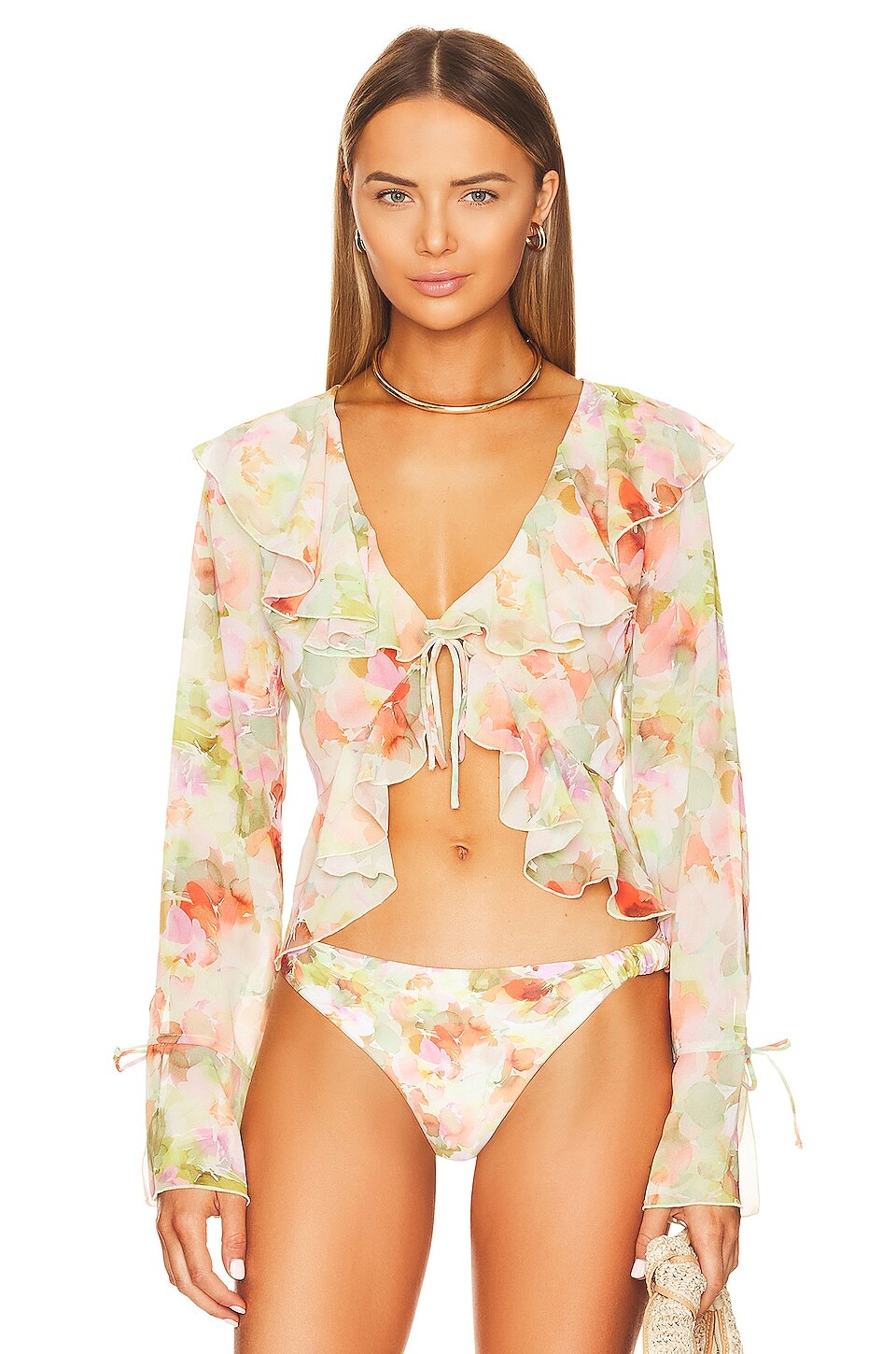 

Топ Tularosa Maisie, цвет Multi Spring Floral