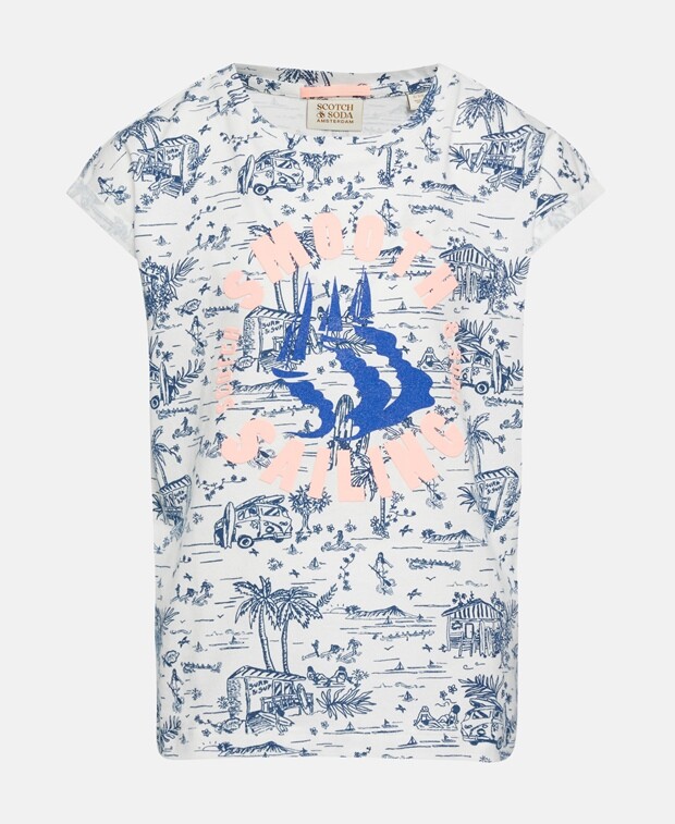 

Футболка Scotch & Soda, белый