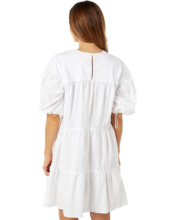 Платье SUNDRY 100% Woven Cotton Midi Dress, белый
