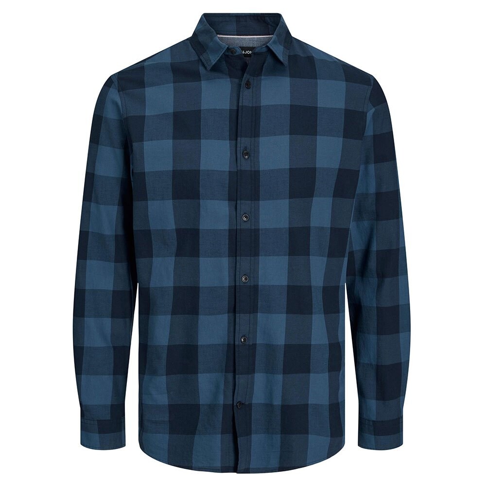 

Рубашка с длинным рукавом Jack & Jones Gingham Twill, синий