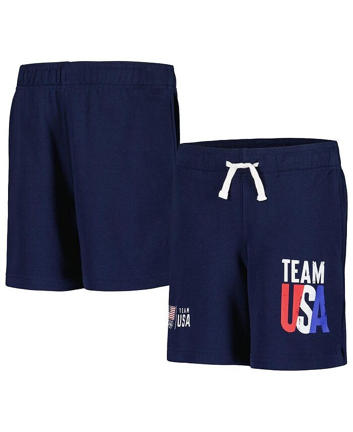 

Винтажные шорты Americana Big Boys Navy Team USA Outerstuff, синий