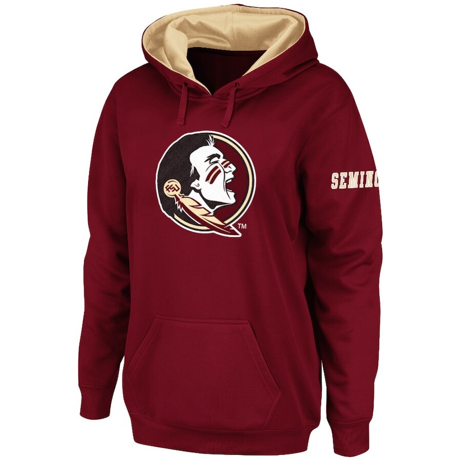 

Пуловер с капюшоном Stadium Athletic Florida State Seminoles, гранатовый