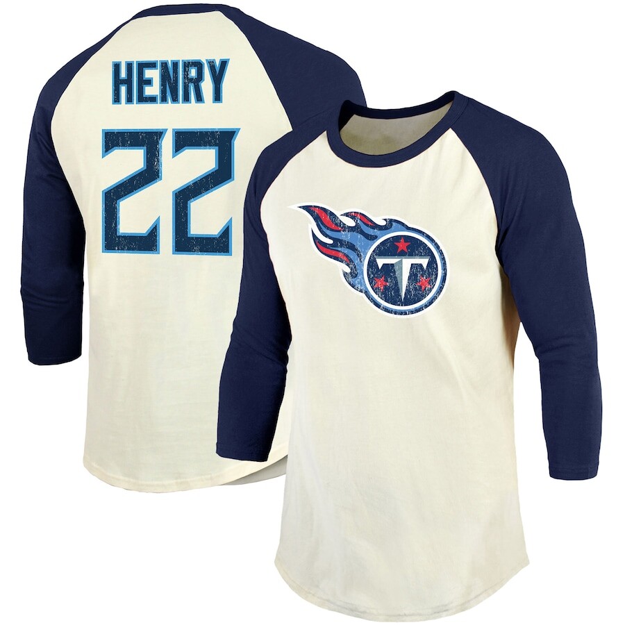 

Футболка с именем и номером Majestic Threads Tennessee Titans, кремовый
