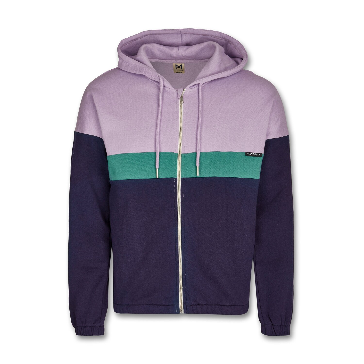

Толстовка MANITOBER Cut & New, цвет Lilac/Green/Navy