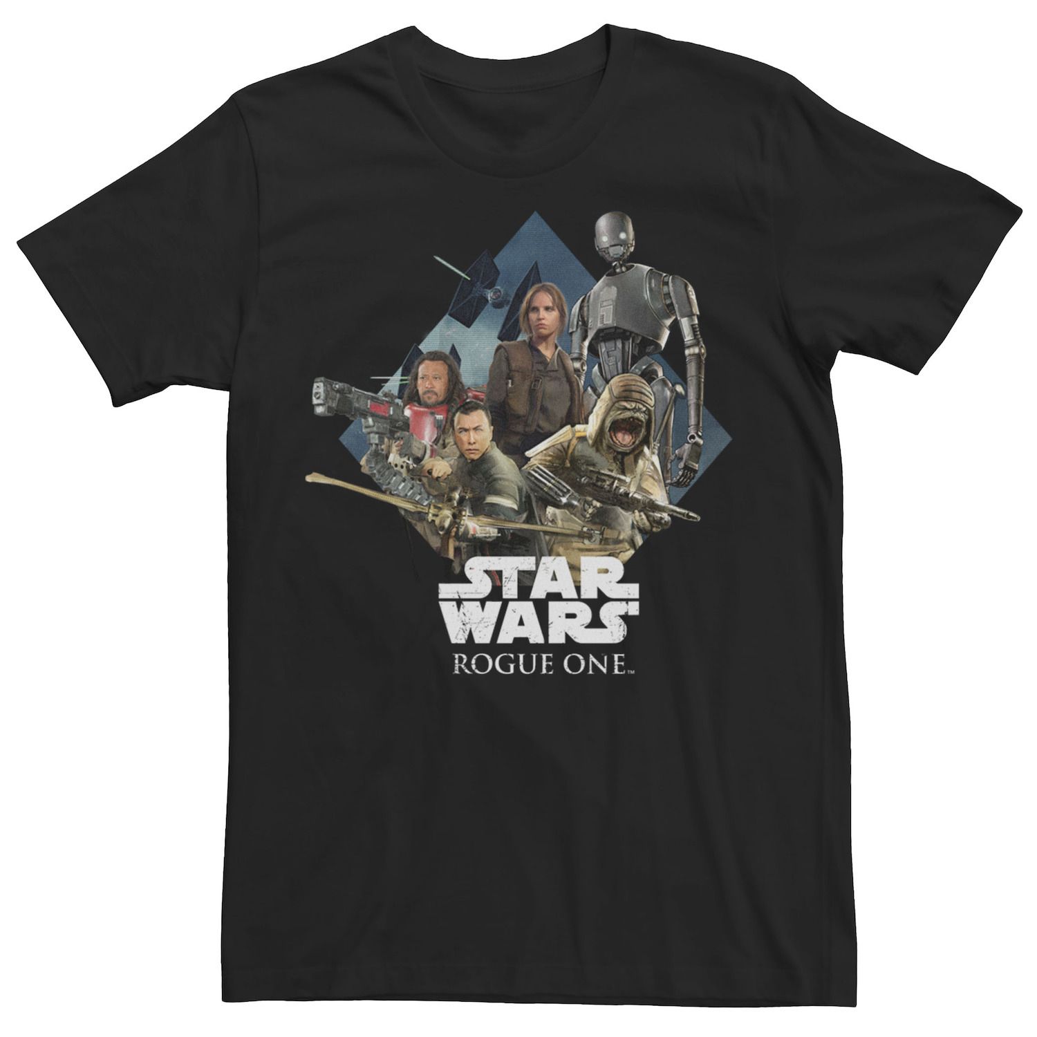 Мужская футболка с логотипом Rogue One Star Wars книга star wars rogue one adaptation paperback