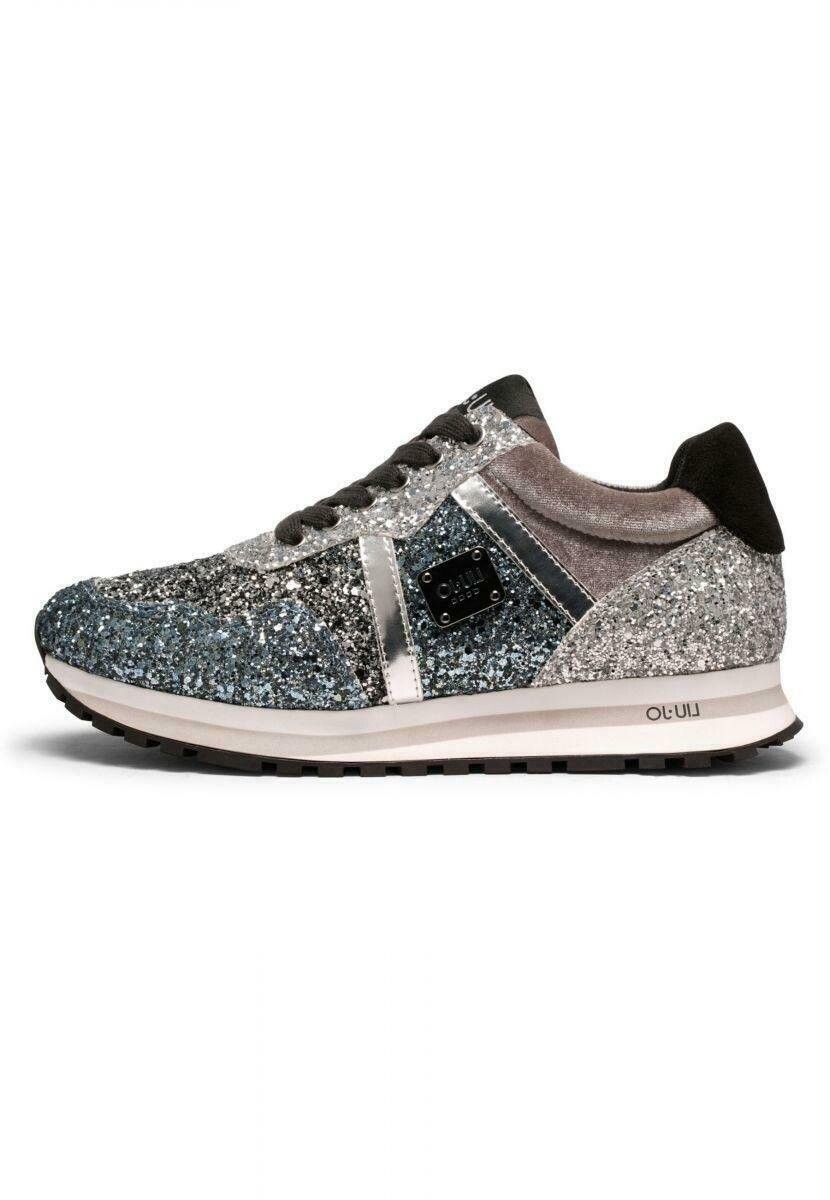 

Низкие кроссовки 629 GLITTER LIU JO, серебристый