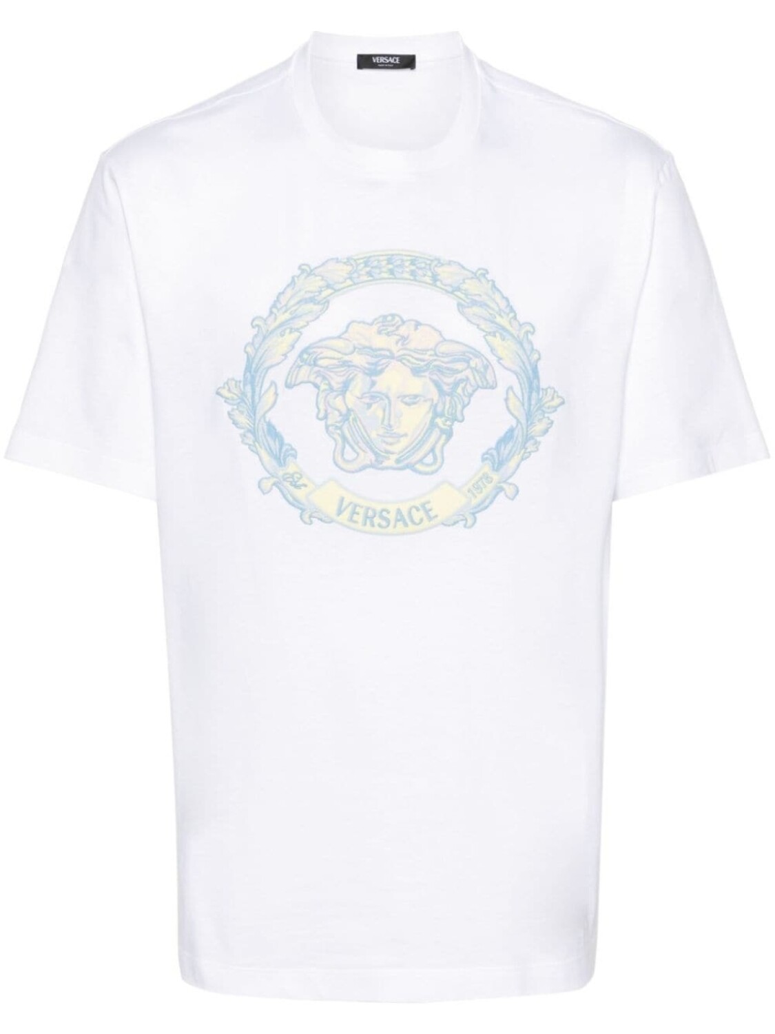 

Versace футболка с вышивкой Medusa, белый