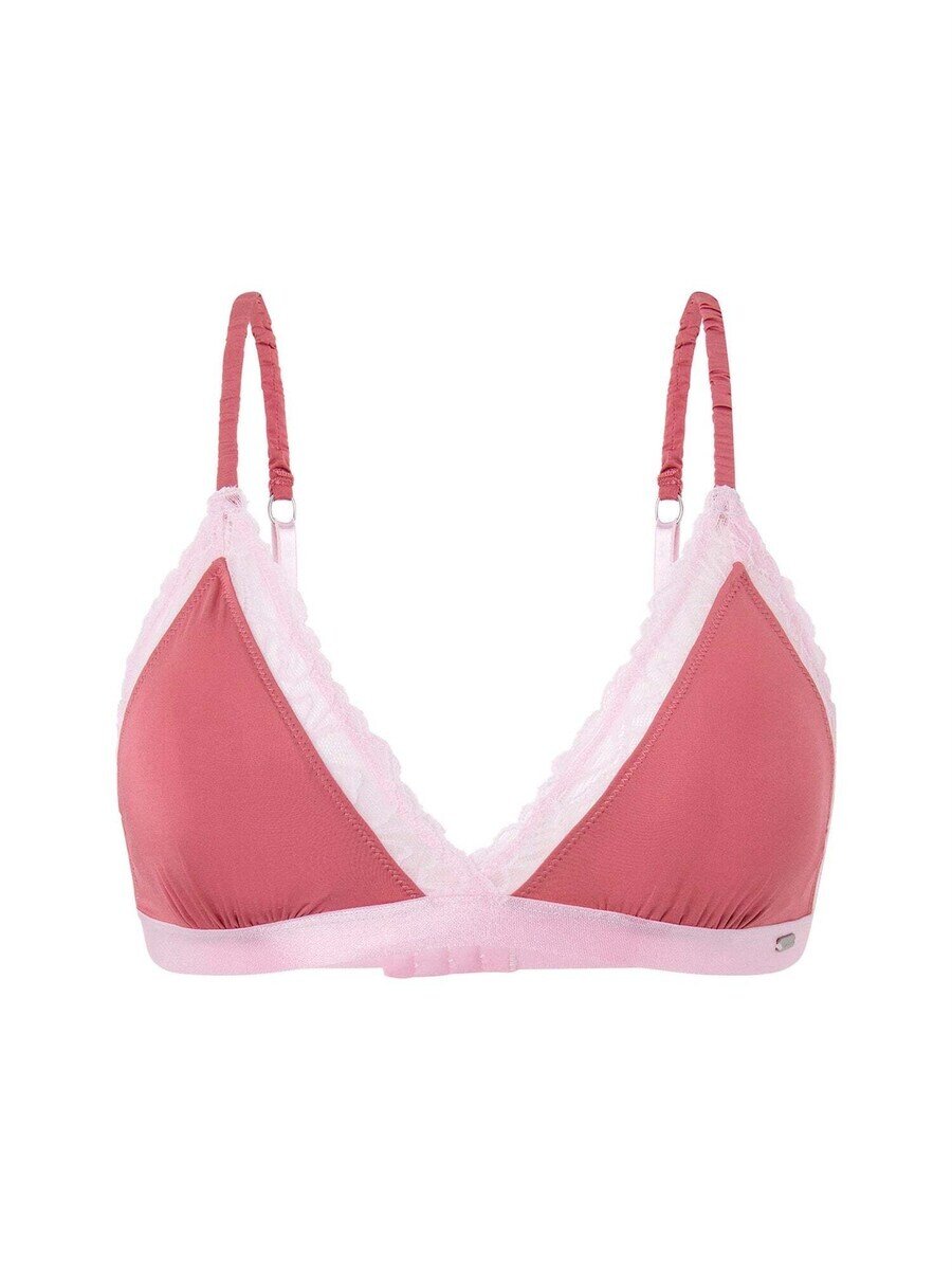 

Бюстгальтер Pepe Jeans Triangle Bra, цвет Magenta/Pastel pink