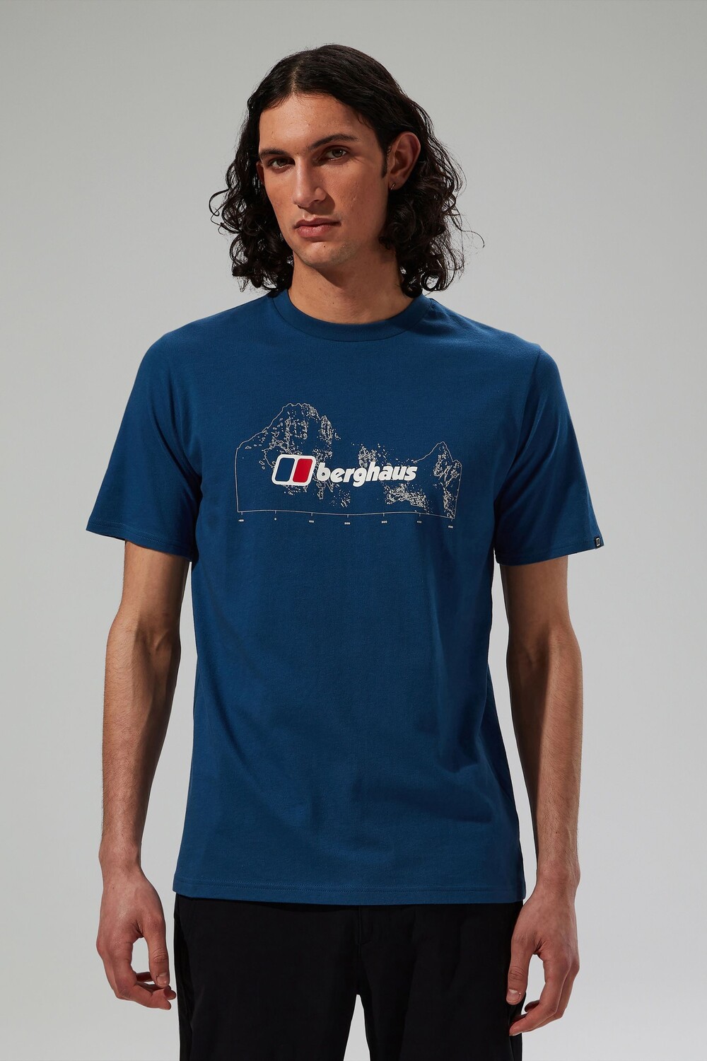 

Футболка с короткими рукавами шириной Mountain Berghaus, синий