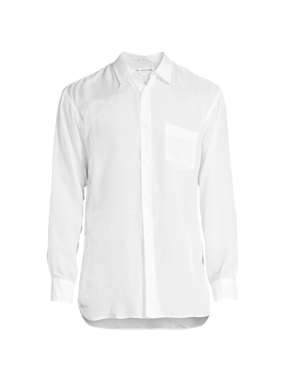 

Рубашка с длинными рукавами и пуговицами спереди Comme des Garcons SHIRT, белый
