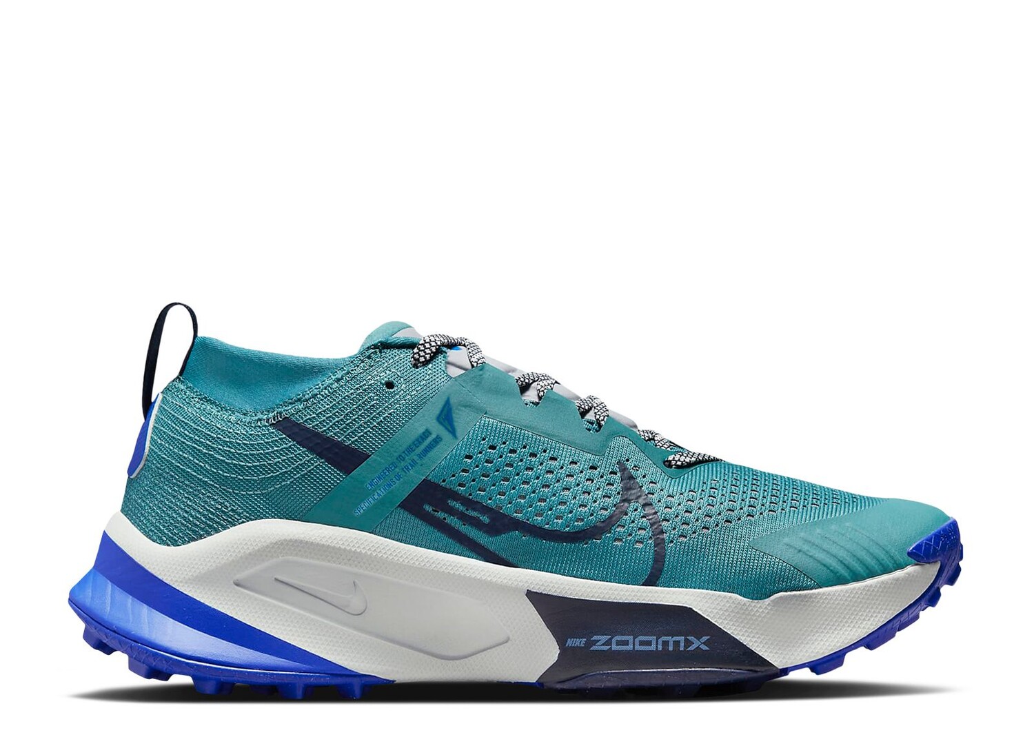 

Кроссовки Nike Zoomx Zegama 'Mineral Teal Racer Blue', зеленый