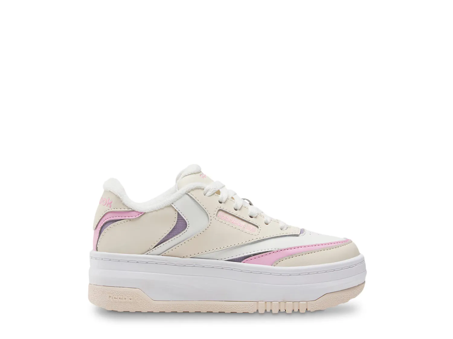 

Кроссовки Club C Extra Sneaker Reebok, бежевый/розовый