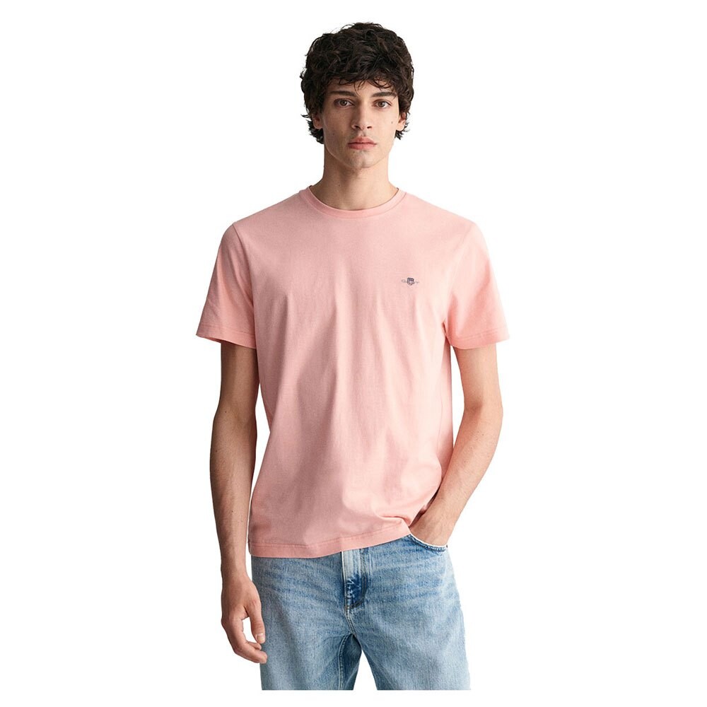 

Футболка с коротким рукавом Gant Reg Shield, розовый