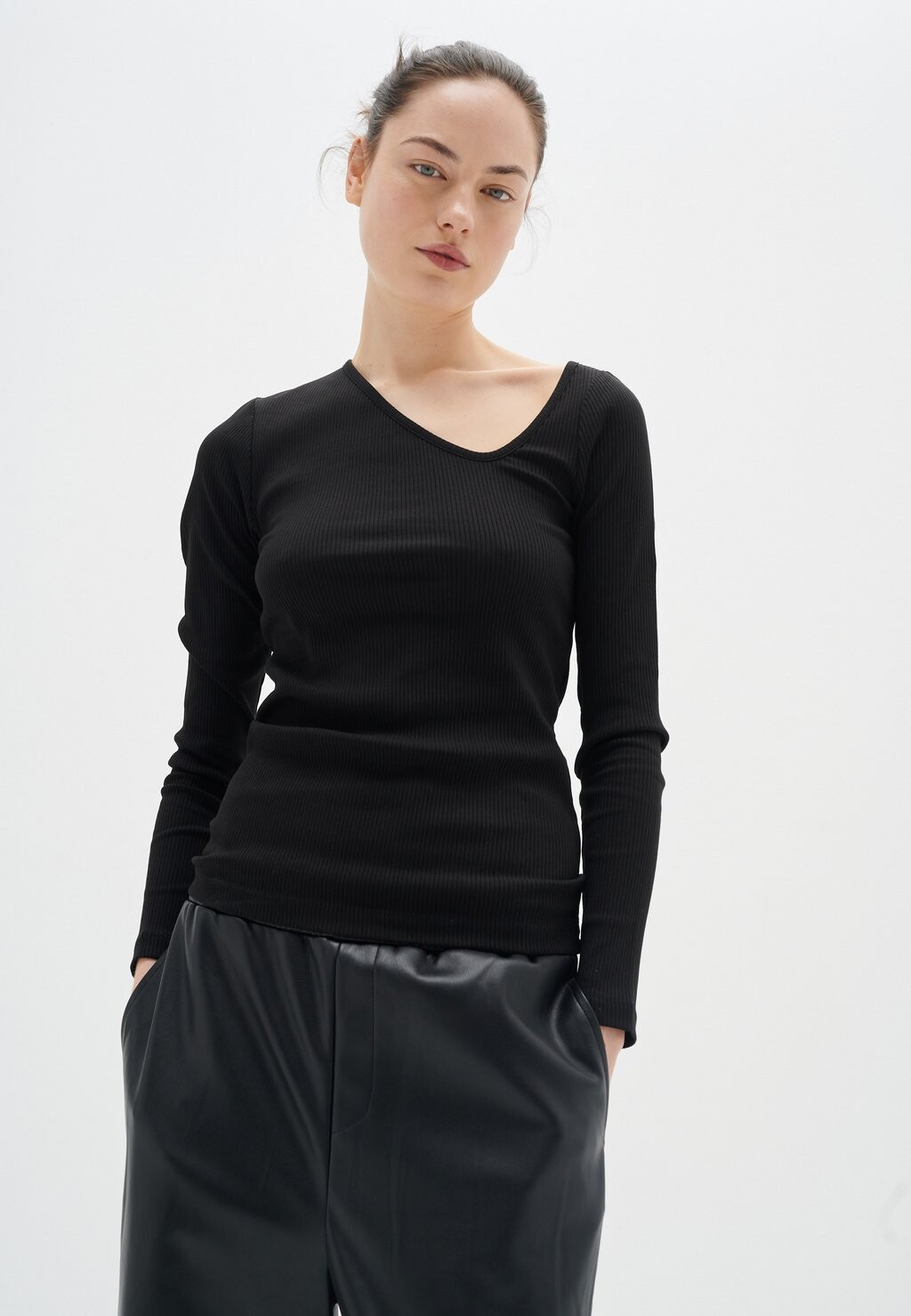 

Рубашка с длинным рукавом InWear, черный