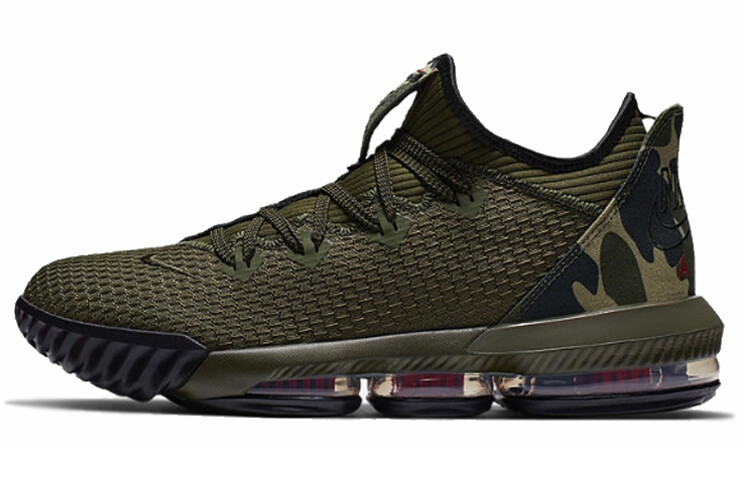 

Мужские баскетбольные кроссовки Nike Lebron 16 Low камуфляжные