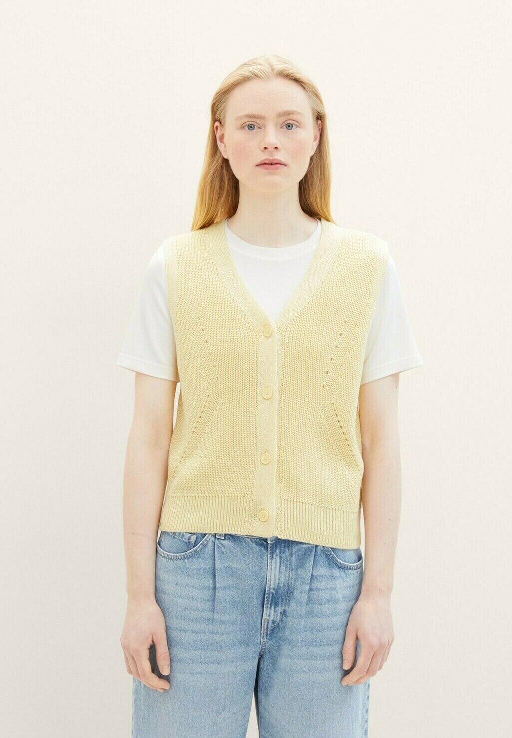 

Кардиган TOM TAILOR DENIM, цвет light yellow