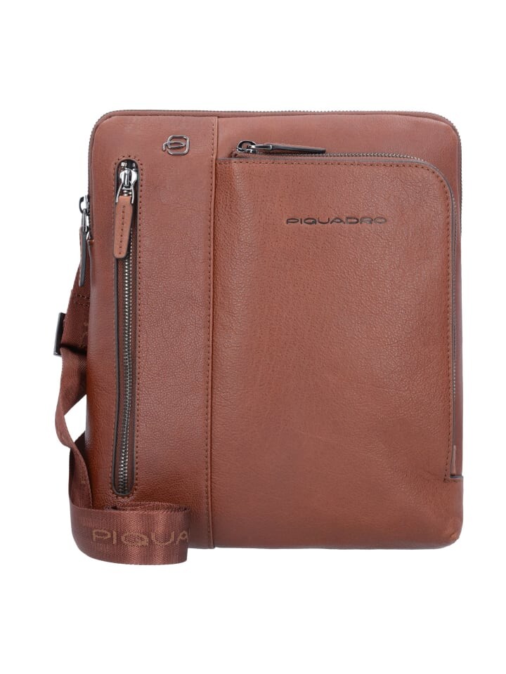 

Сумка через плечо Piquadro Leder 24 cm, цвет cuoio tabacco