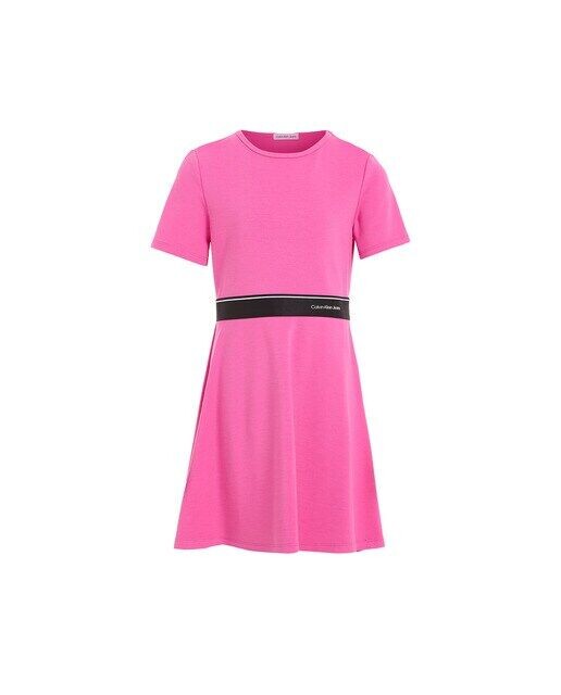 

Платье для девочки с коротким рукавом Calvin Klein, фуксия
